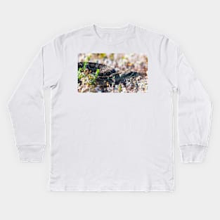 Snaking in the grass Kids Long Sleeve T-Shirt